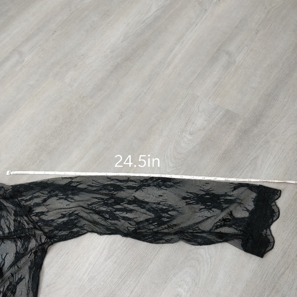 NWOT coverup soft black lace - Picture 8 of 15